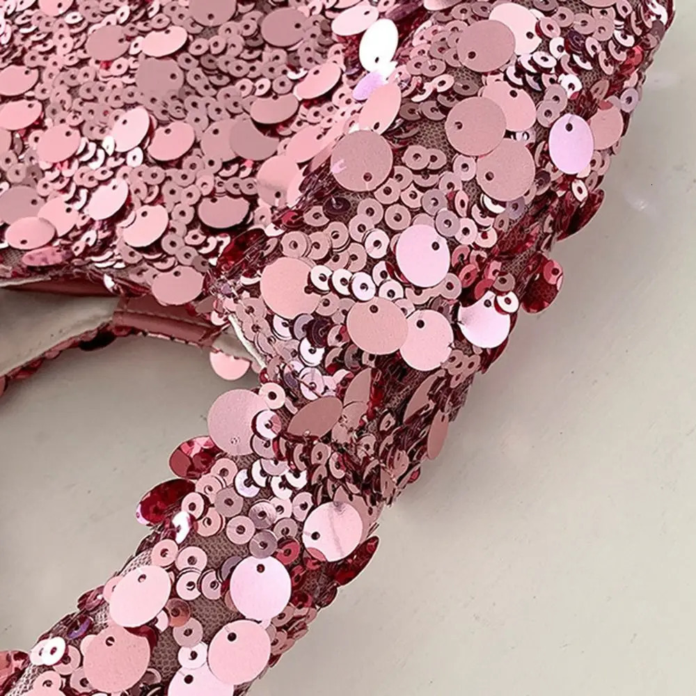 Silver glitter bag casual wallet phone bag shiny handbag matte handbag 241023