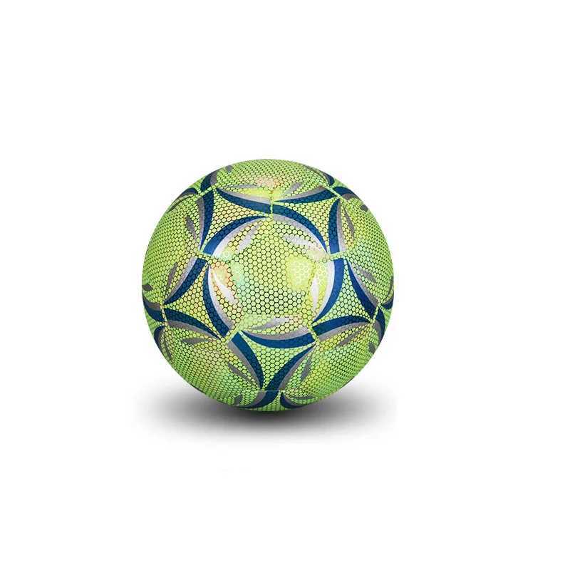 Standard Size 4/5 Glow In Dark Football Ball Soccer Luminate Glowing Soccer PU Rctive Light Night Practice Training BallsXJ241023