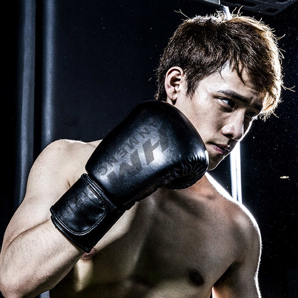 6/10 OZ Breathable PU MMA Taekwondo Punching Gloves Kids Adult Boxing Gloves Professional Sanda Muay Thai Fighting Gloves