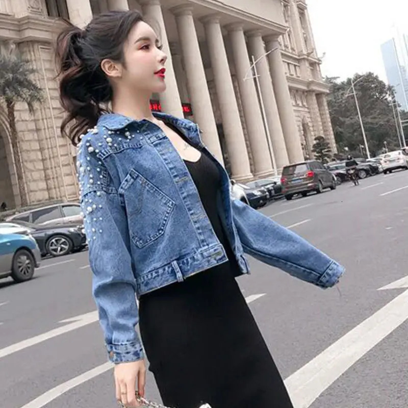 Mother Daughter Denim Jacket for Family Matching Clothes Outfits Mommy and Me Adult Baby Kids Blue Outwear CoatSpring Autumn 241022