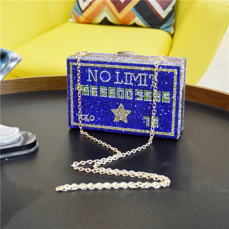 Female er Rhinestone diamond clutch bag Zd2101 241023