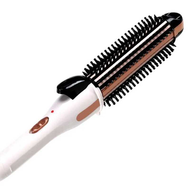 New Arrival Electrified Stone Ceramic Corn Hot Plywood Direct Electric Hair Coin Dual Use Will Not Harm Students Hair Buckling Clip Straight Z241022