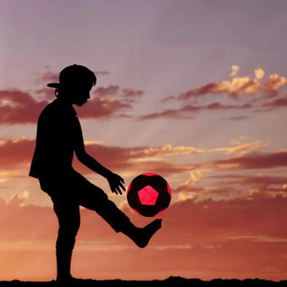 D Glowing Football Glow In The Dark Soccer Ball D Light Up Football Luminous Night Training Football Special Soccer BallXJ241023