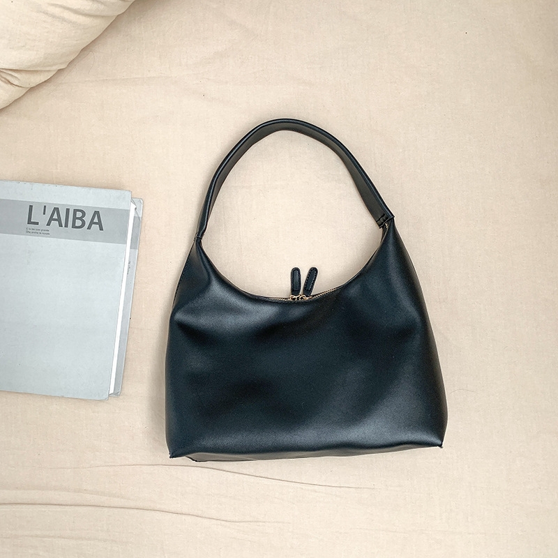 2025 Designer versatile new 3 2024 autumn style large capacity shoulder casual and simple PU soft leather bag free shipping