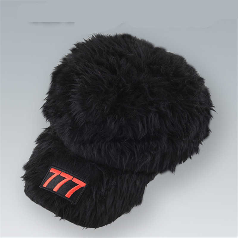 New color furry digital baseball cap for autumn and winter 2023 duck tongue cap warm and versatile hip-hop hat X241023