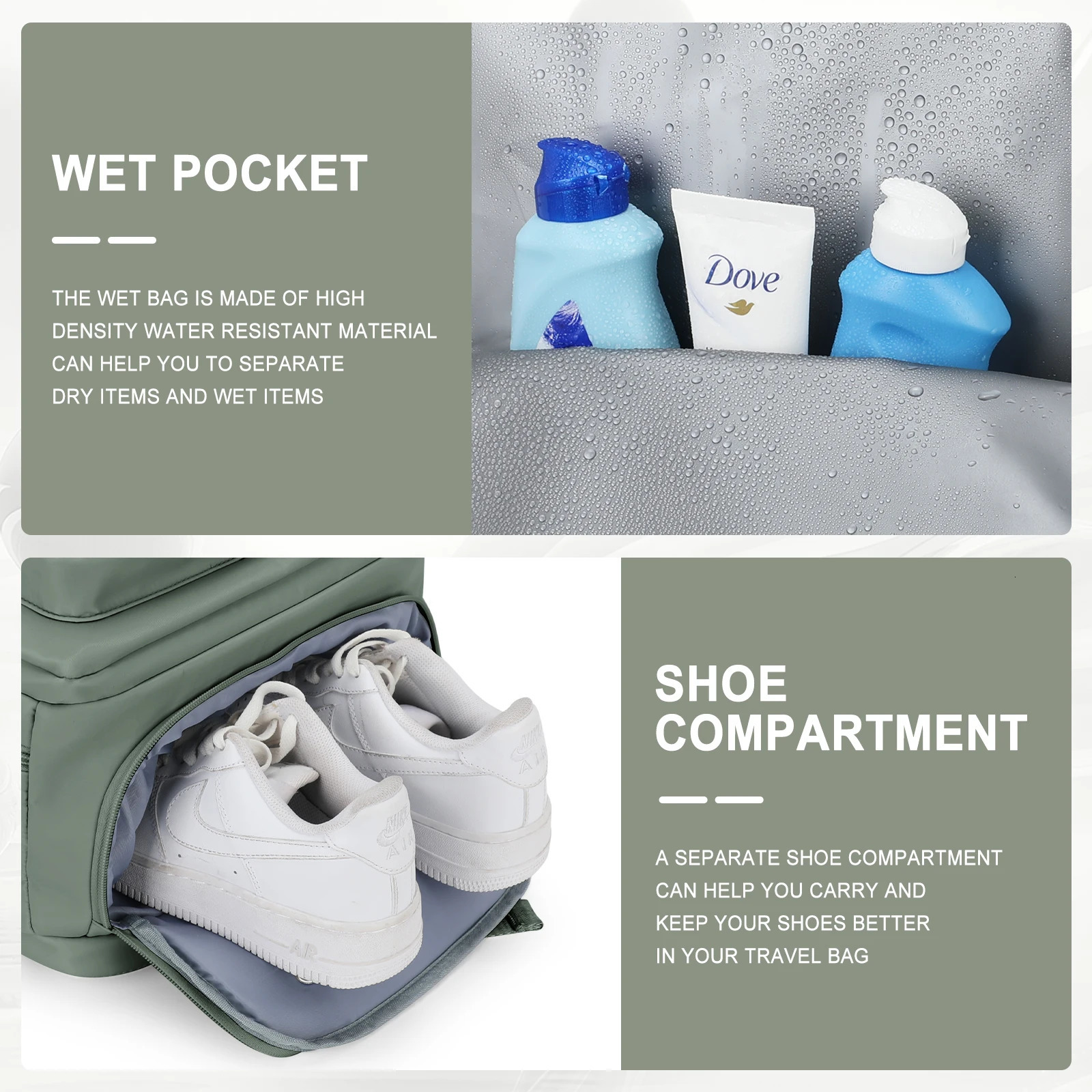 Large travel backpack with USB charging anti-theft backpack 241023