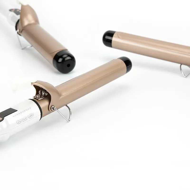 New Arrival New electric hair curler with LCD screen professional hair curler iron hair curler 9-38mm bar style hair styling tool Z241022