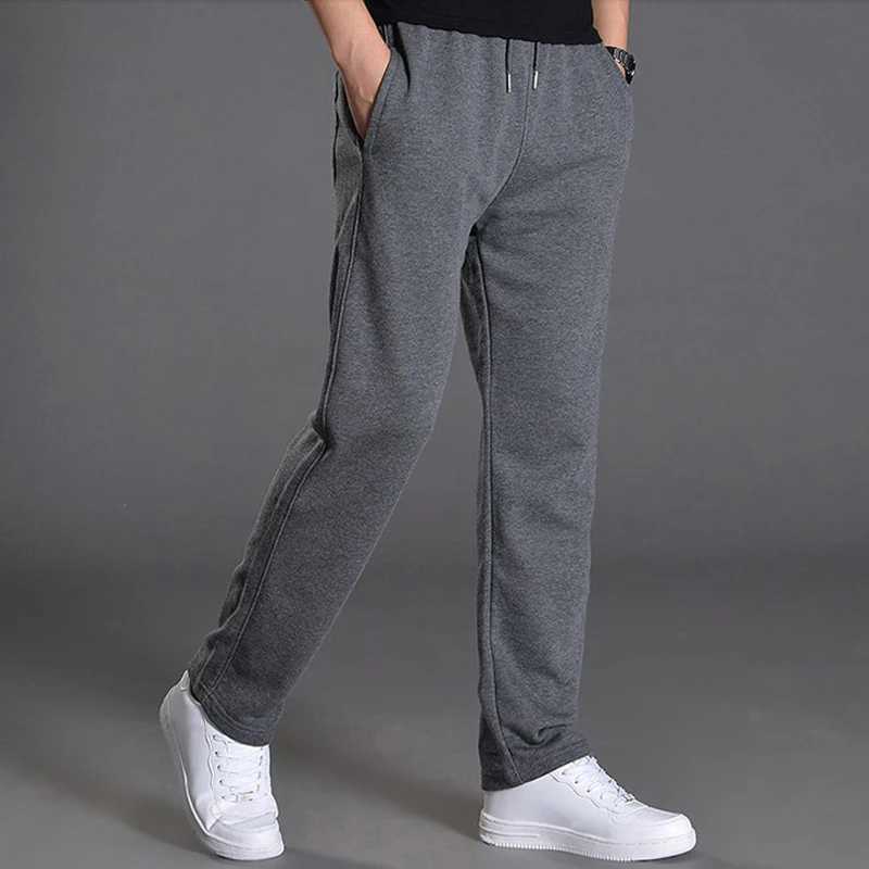 Spring Autumn Joggers Men Jogging Sweatpants Sportswear Knit Tracksuit Sports Pants Trousers Oversize Wide Leg ClothingX241023