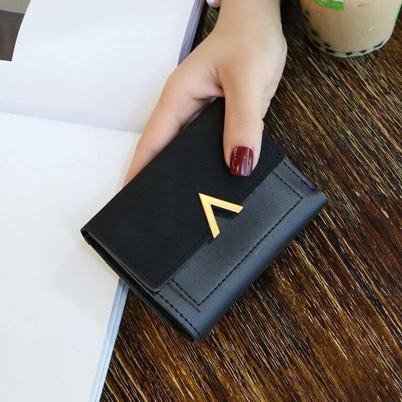 Leather new womens wallet mini womens fashion wallet and wallet card holder Z250411