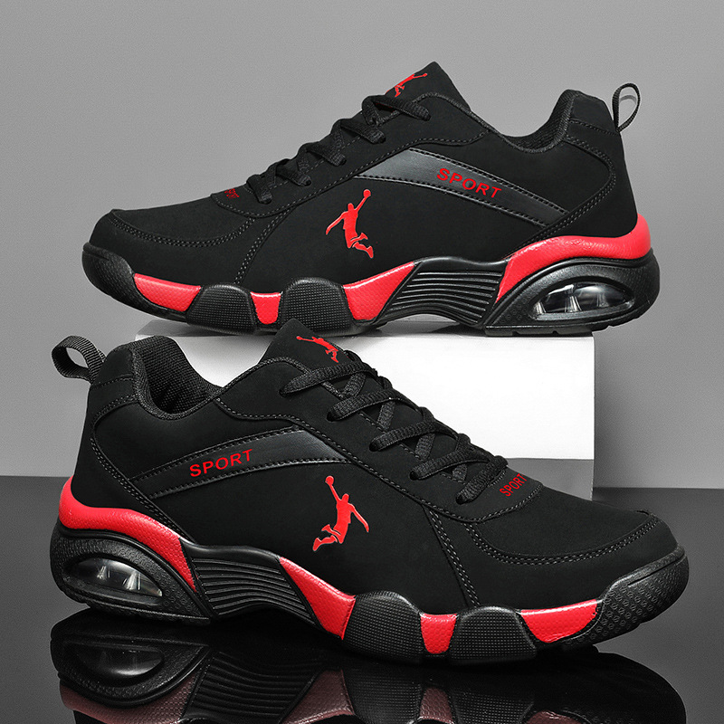 Men's Autumn Winter New Velvet Anti Slip Casual Basketball Shoes
