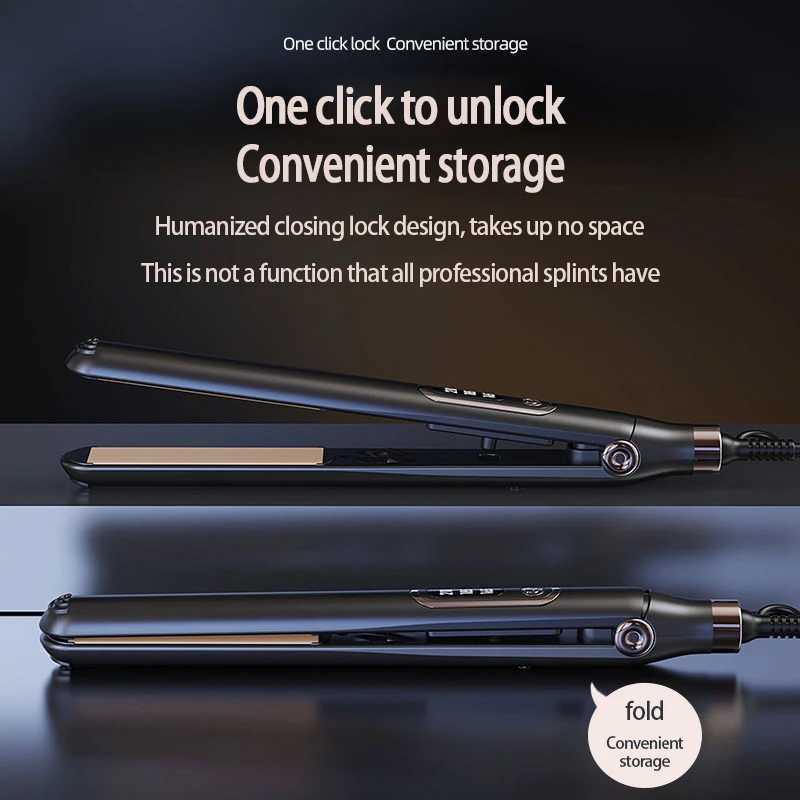 New Arrival 2-in-1 professional straightener curling iron negative ion permer used for long-term styling Z241022