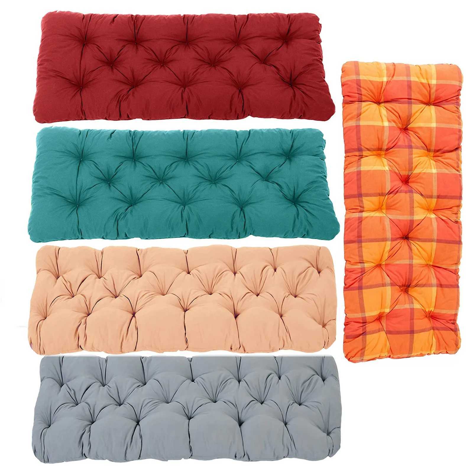 1 outdoor bench cushion waterproof sunshade wooden chair cushion waterproof indoor bench cushion porch swing cushion X241022