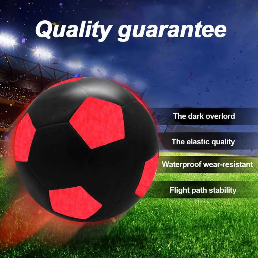 D Glowing Football Glow In The Dark Soccer Ball D Light Up Football Luminous Night Training Football Special Soccer BallXJ241023