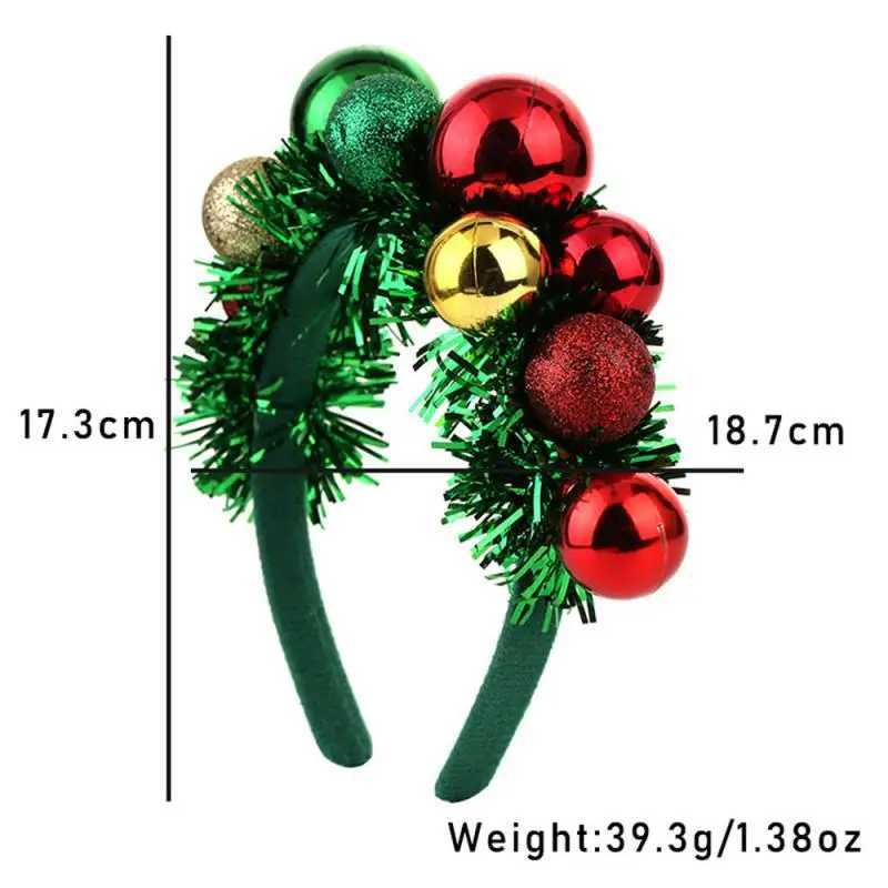 Supplies Decoration Gift Christmas Spotlight Ball Headband Christmas Headband Small Gift Decoration Childrens HolidayX241022
