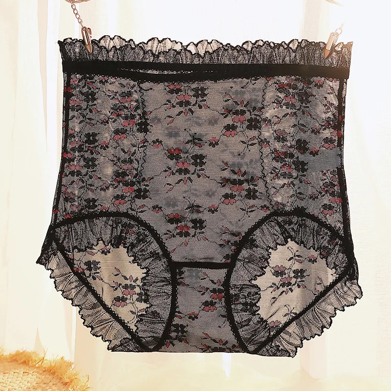 2025 New designer women s plus size high waist seamless underwear sexy lace underwear fashionable soft comfortable trend underwear gerie women s under