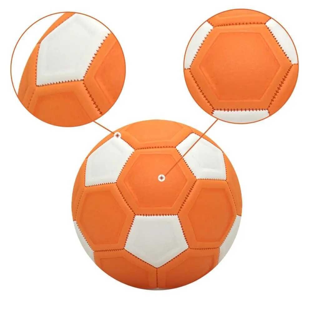 Recreational Size 3/4/5 Curve Soccer Ball Curve Lines Recreational Youth Football Game Gift Orange Match Football Outdoor MatchXJ241023