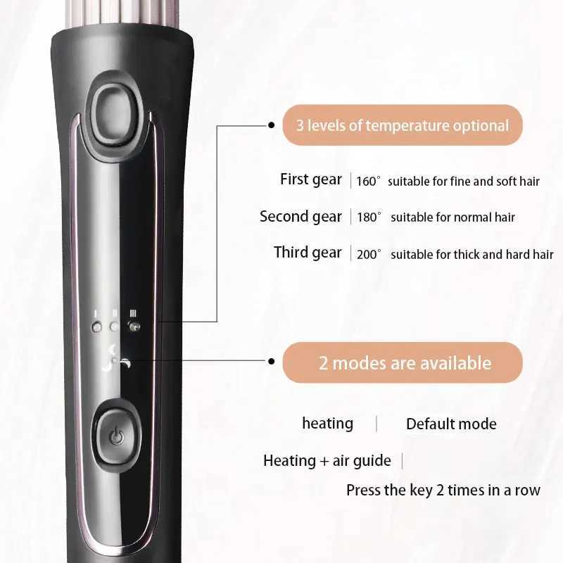 Curling Iron 2-in-1 Continuous Curling Dual purpose Cold Air Curling Iron Curling Machine Curling Iron M241022