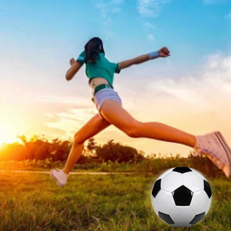 Size 5 Profional Training Soccer Balls PU ather Black White Football Soccer Balls Goal Team Atch Training BallsXJ241023