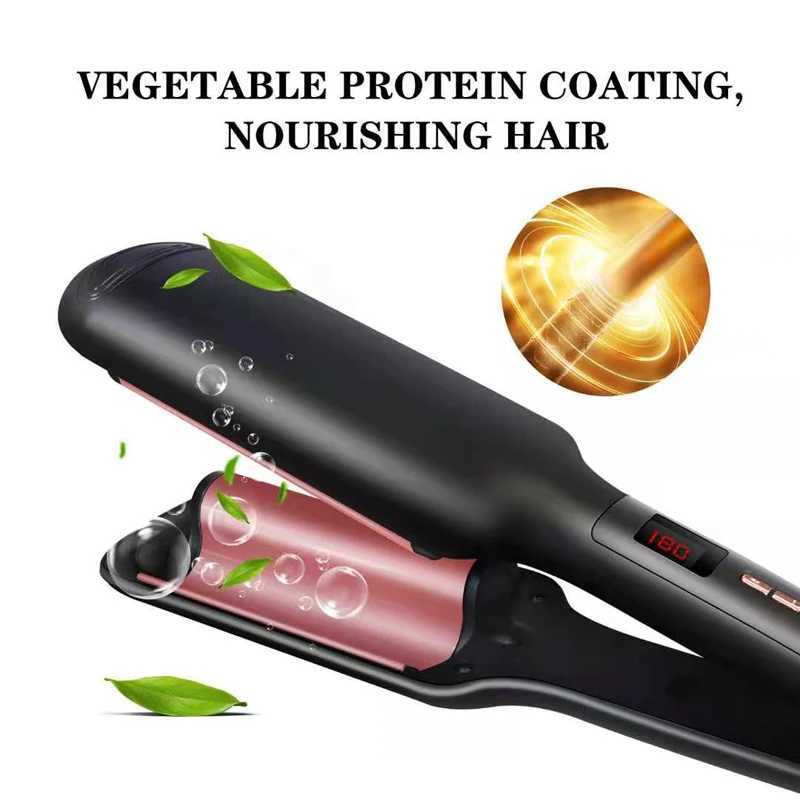 Professional perm iron ceramic hair crimping tool curling iron corn perm flat iron hair styling tool M241022