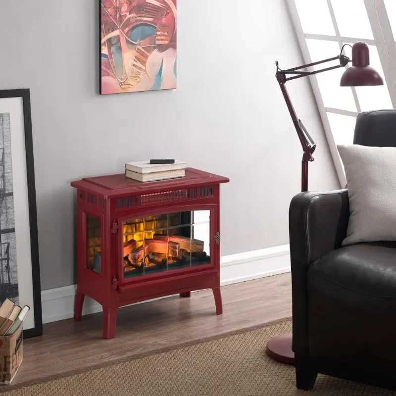 Home Heaters duraflame Freestanding Electric Fireplace Stove Heater with 3D Flame Effect for 1000 Sq. Ft. Cinnamon S2410224