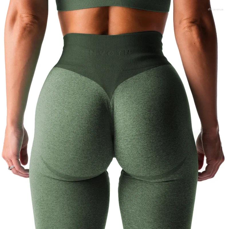 Active Pants Knockout Seamless Leggings Spandex Tights Women Soft Workout Fitness Outfits Yoga High Waisted Gym Wear