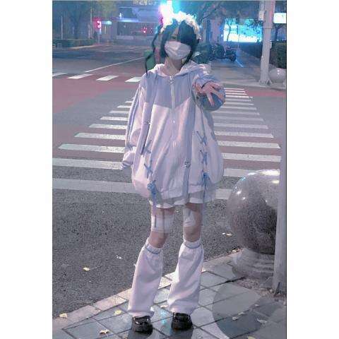 High end K Y hoodies women Harajuku kawaii clothes Oversized Sweatshirt Cute Women New Japanese Casual Fashion Gothic Jacket Coat