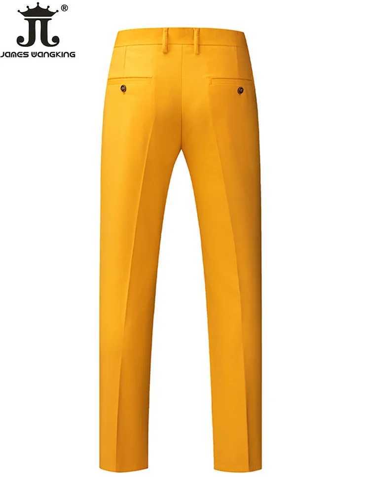 Size 29-40 New Mens Fashion Boutique Solid Color Formal Business Suit Pants Groom Wedding Dress High End TrousersX241023