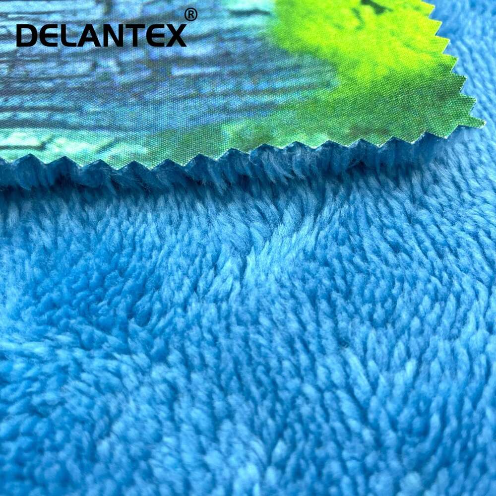 Sherpa Fleece Bonded Spandex Cold Resistant Warm Fabric