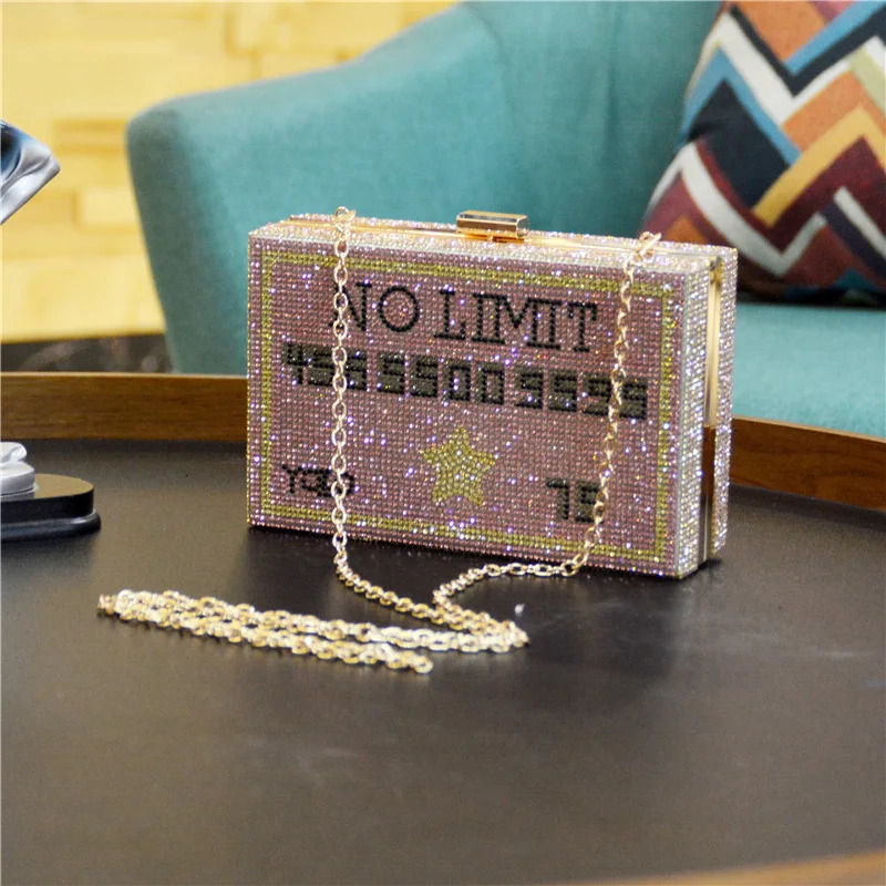 Female er Rhinestone diamond clutch bag Zd2101 241023