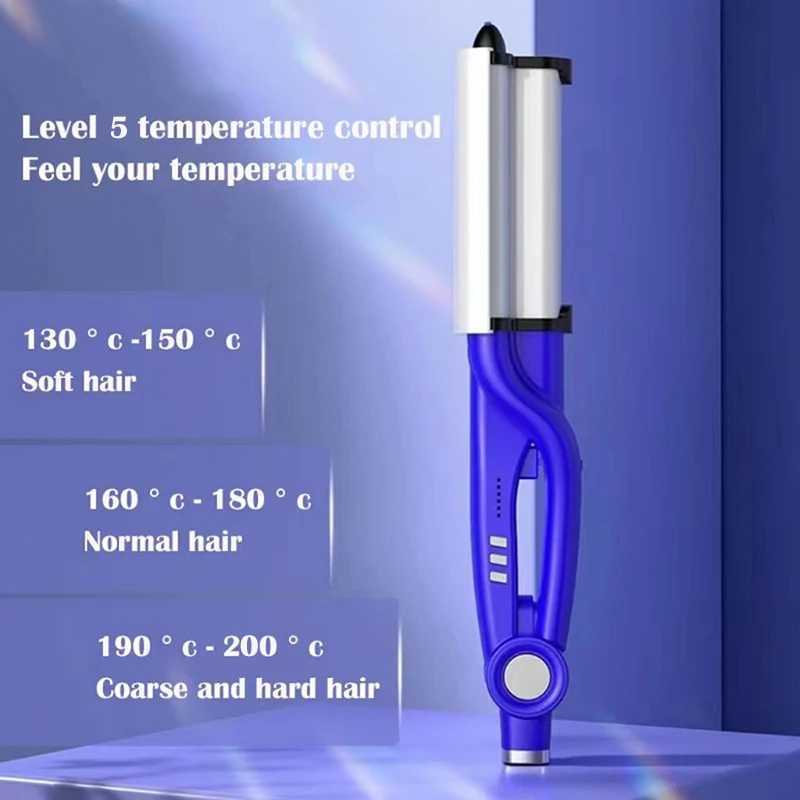 Curly iron ceramic coating hair care Chicken rolls splicing fast heating electric salon styling tool curler M250425
