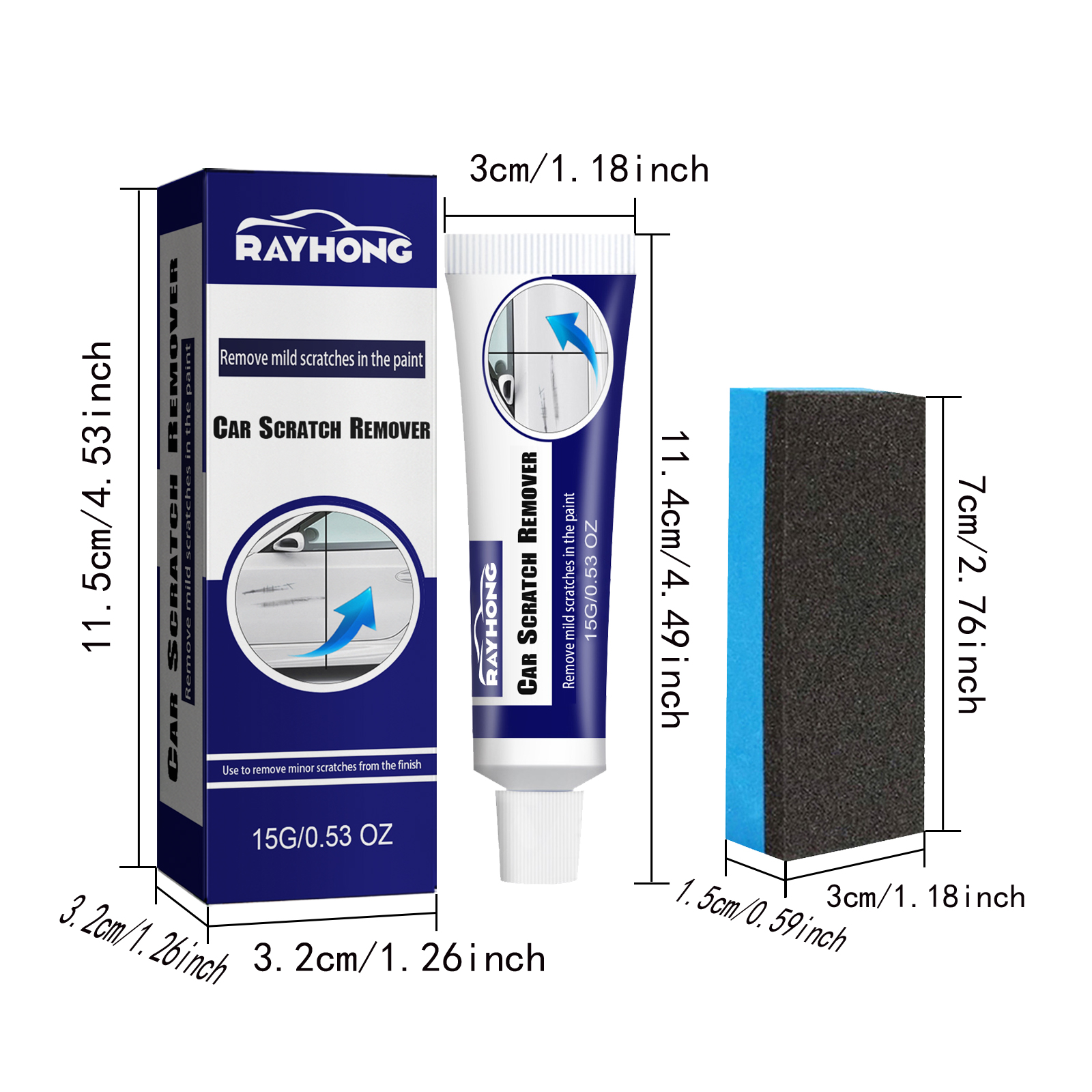 US Stock Efficient Rayhong Vehicle Scratch Restoration Toolset for Smooth Surface Renewal
