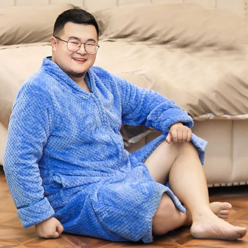 Mens winter extra long thick warm bath towel zipper luxury flannel Peignoir maternity bath towel womens coral Fce bath towel W241023