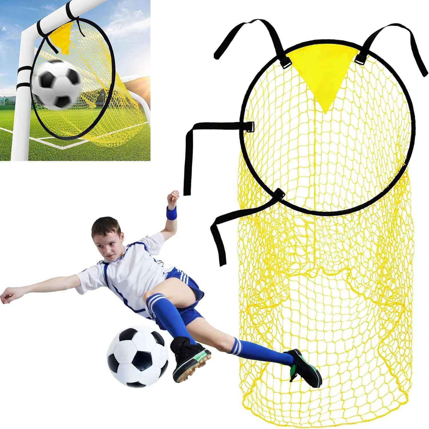 Football Training Shooting Target Net Soccer Practice Shot net Free Kick Practice Shooting Net Youth Soccer Training EquipmentXJ241023