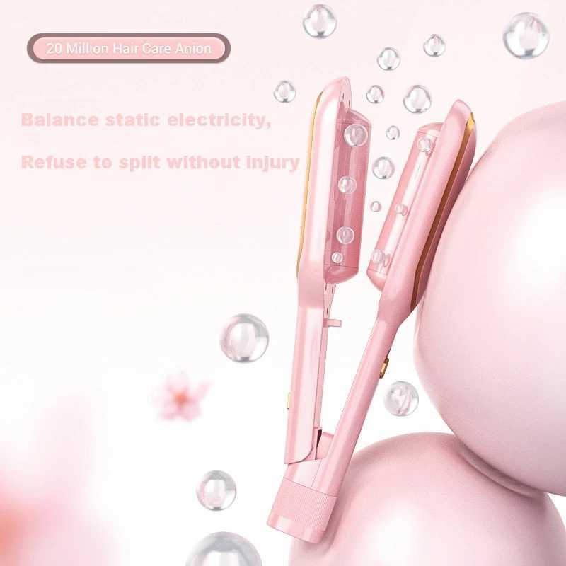 New Arrival Multi gear temperature adjustable curling iron portable and convenient for home use pink curling iron Z241022