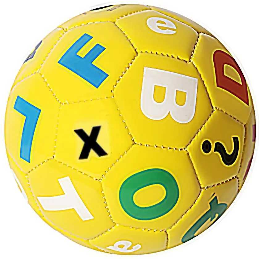 Soccer Ball Size 2 Yellow with Random tter and Number Suitab for Kids Toddr Boy Gift Training Practice 2-6 Years OldXJ241023