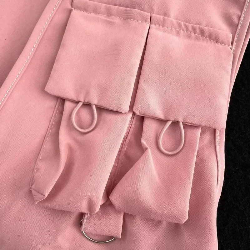 Summer cargo vest mens breathable outdoor casual vest high-quality loose and fashionable multi pocket solid thin vest 241023