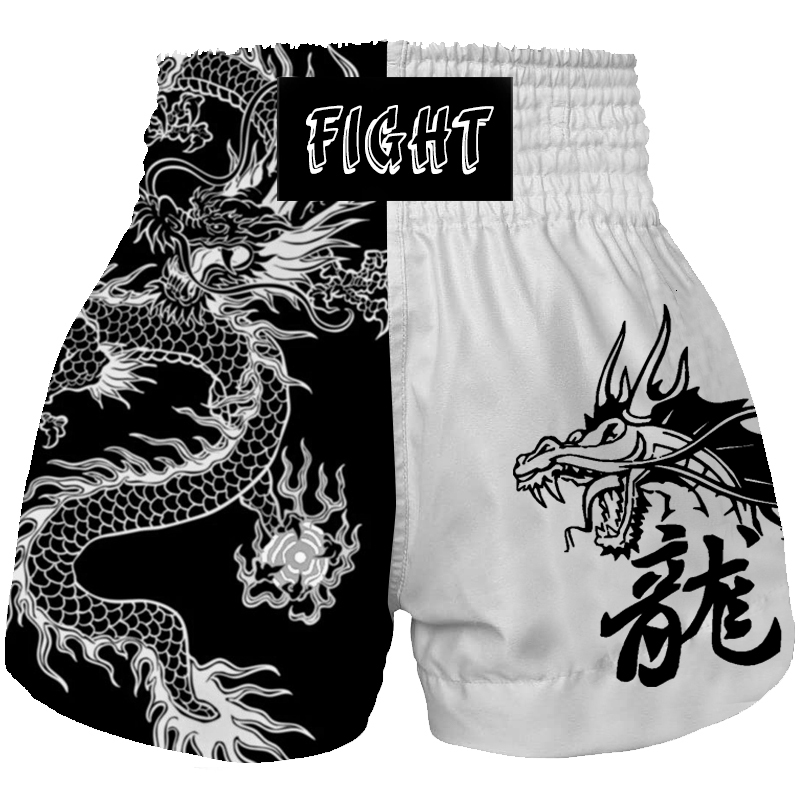 Muay Thai Shorts Free Combat Mixed Martial Arts Boxing Training Match Pants Adult Club Shorts Wholesale