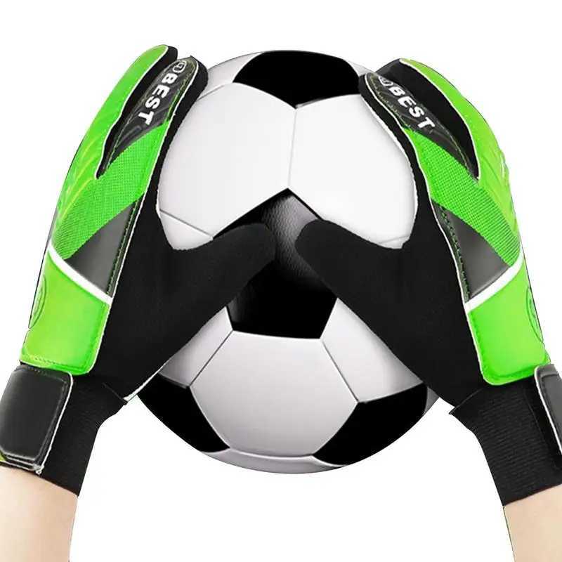 Goalkeeper Gloves For Kids/Youth Non-Slip Soccer Goalie Gloves Latex Full Finger Latex Football Glove Sport Accories for KidsXJ241023