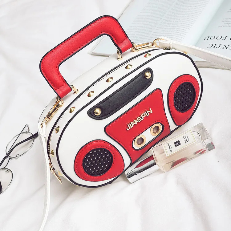 Personalized retro wireless shape bag ladies cute handbag shoulder bag messenger bag Rock Crossbody bag 241023