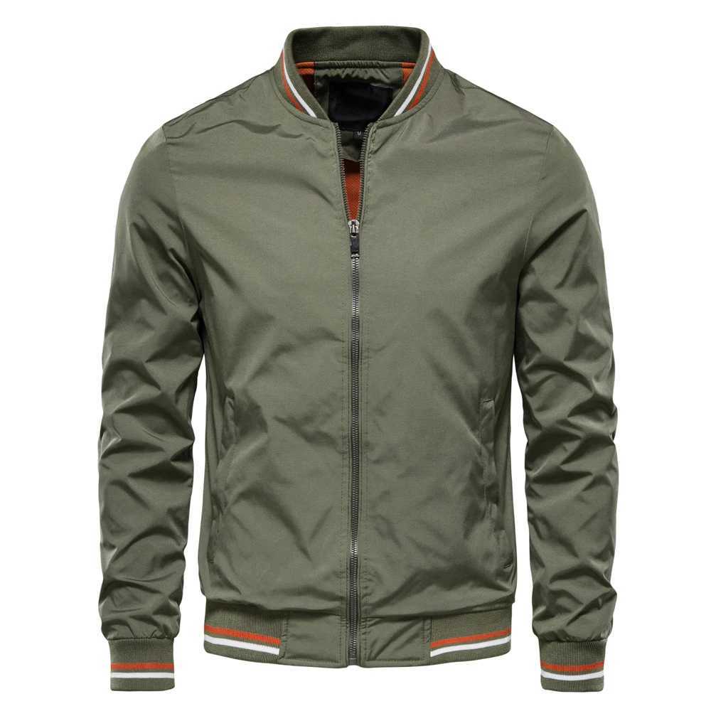 Fashion Autumn Jackets for Men Solid Color Casual Baseball Mens Jacket Clothing New in Outerwears Jackets Bomber Jackets Men X2502131