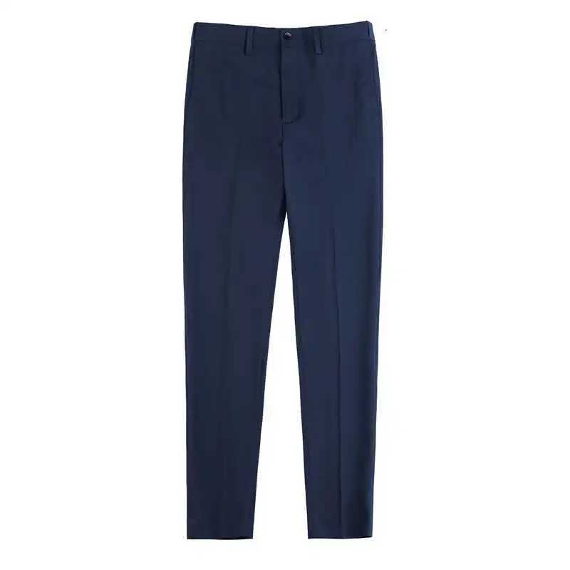 Autumn Winter Business Dress Shirts Men Slim Casual Office Social Suit Pants High-quality Wedding Party Trousers Men ClothingX241023