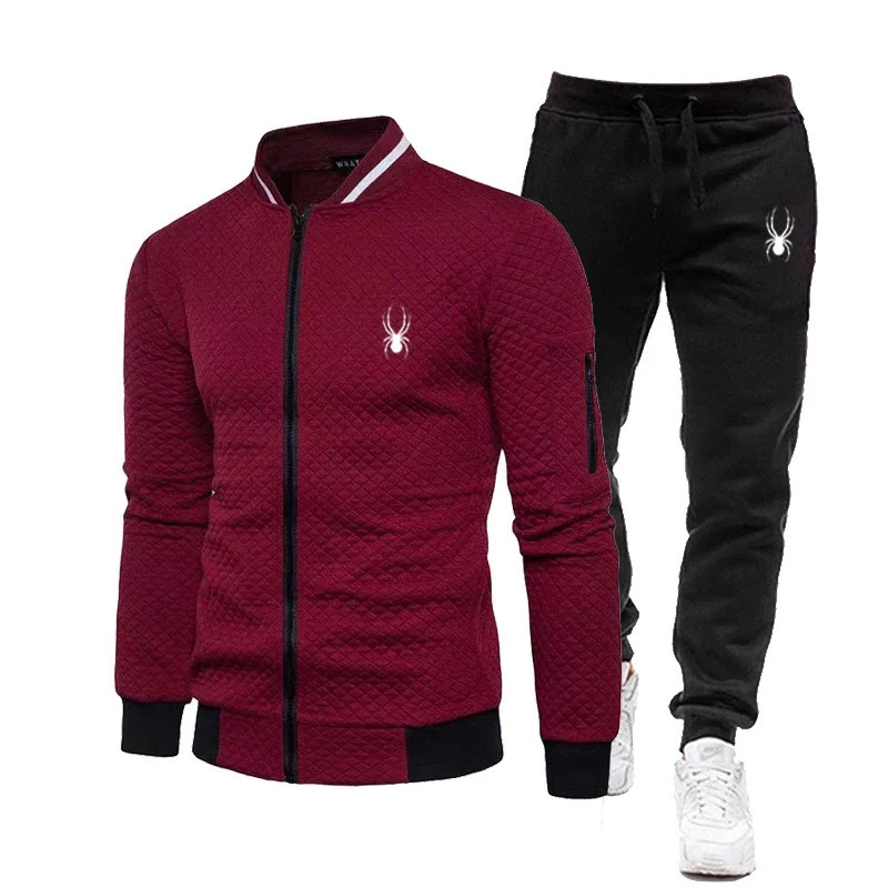 High quality casual jackets mens clothing jackets mens clothing sports training sets autumn zipper jackets sets sportswear 241023