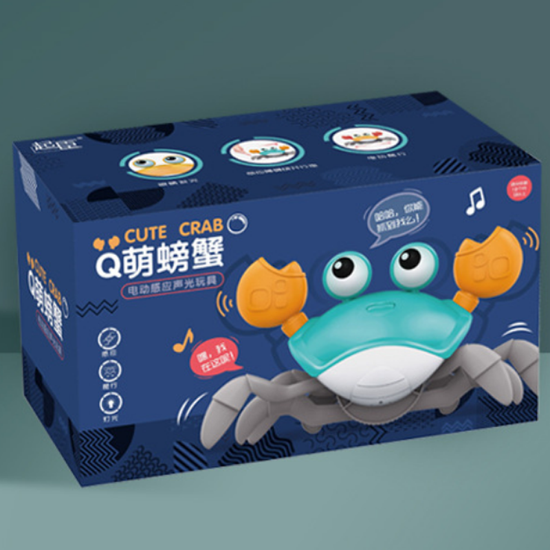 Same children's electric induction crab charging model, animal crawling simulation, 1-3 year old internet famous toy