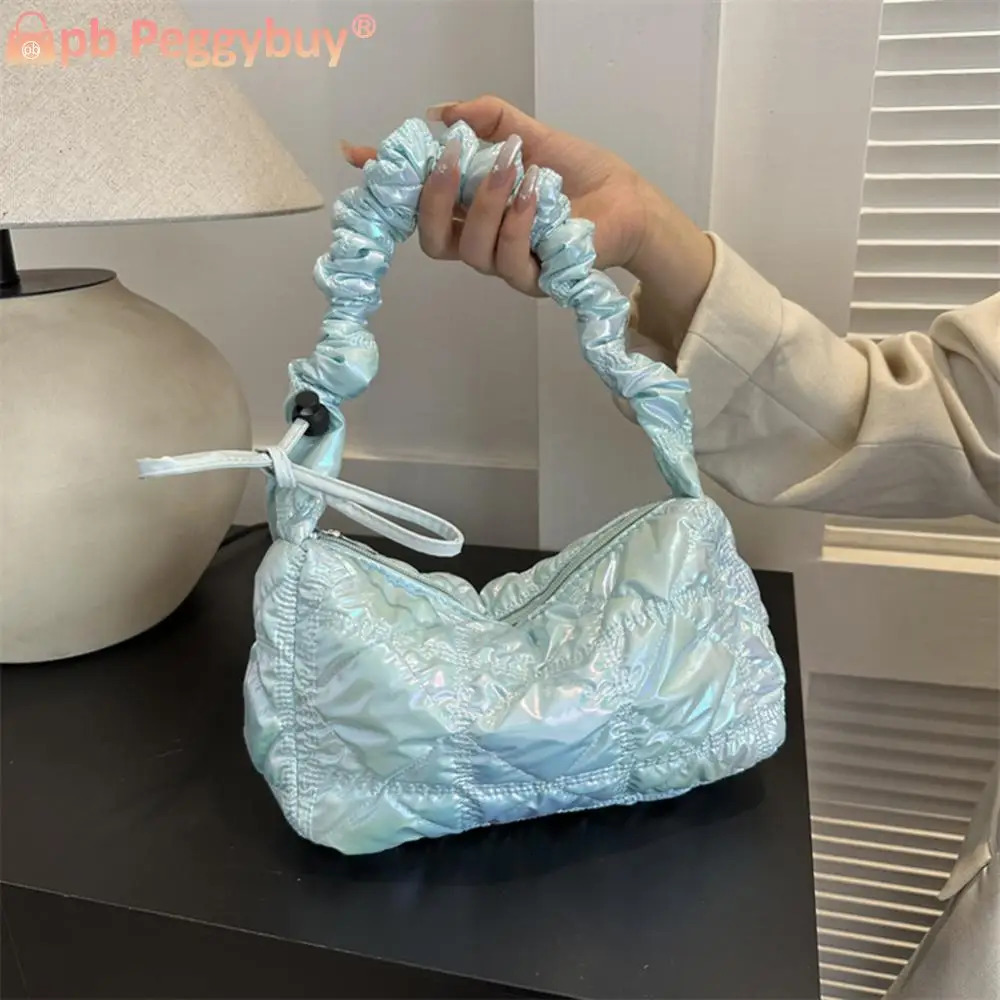 Womens Paddle Shoulder Bag Fashion Cloud Fold Bag Versatile Quilted Crossbody Bag Girls Fashion Wallet 241023