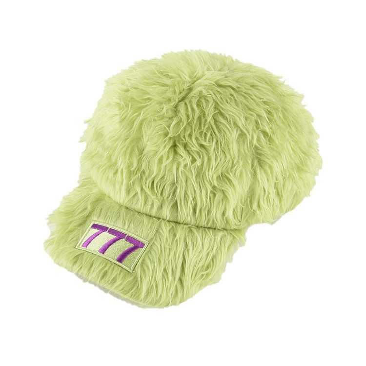 New color furry digital baseball cap for autumn and winter 2023 duck tongue cap warm and versatile hip-hop hat X241023