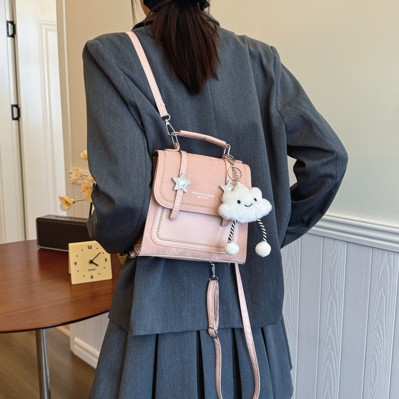 2025 Designer Leisure large capacity 3 crossbody bag 2024 autumn new item niche design simple backpack free shipping