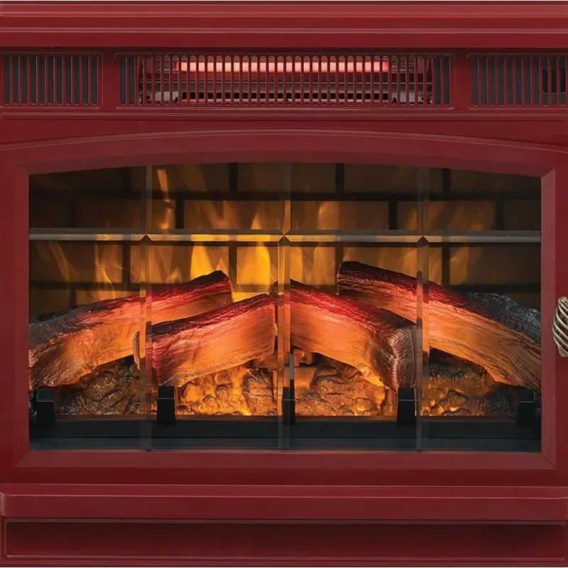 Home Heaters duraflame Freestanding Electric Fireplace Stove Heater with 3D Flame Effect for 1000 Sq. Ft. Cinnamon S2410224