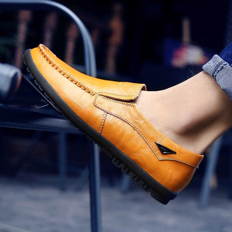 Men Dress Shoes Summer Mens Bean Shoes Leather Shoes Casual Shoes Mens Leather Shoes One Foot Shoes 241009
