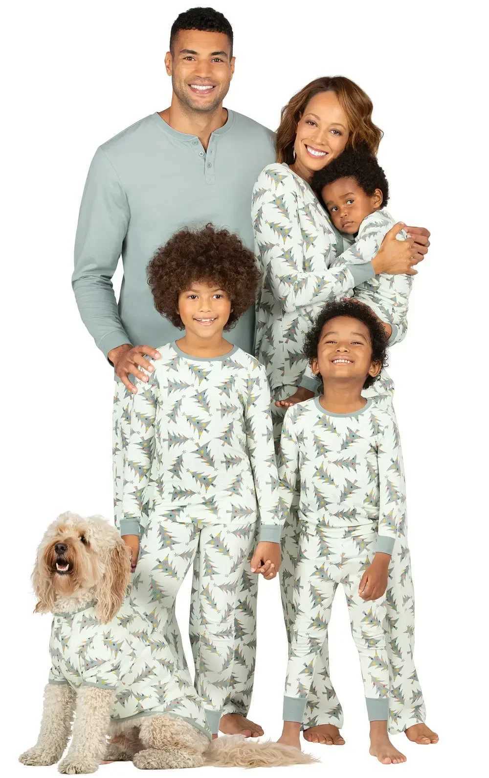 Family Christmas Matching Set for Preschool Boys and Girls Family Clothing for Women Pajama Set Soft and Cute Baby and Dog Pants Pjs Christmas Appeara