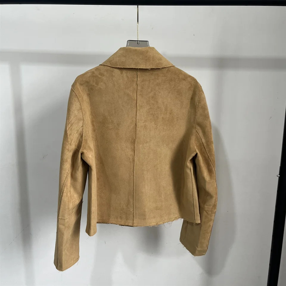 ZA Autumn Womens Fashionable Warm and Slim fit Casual Short Coat 241023